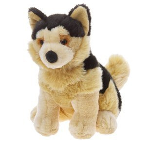 Pies Owczarek niemiecki siedzący 20cm