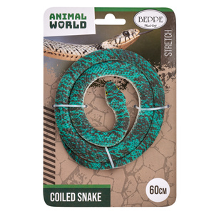 Wąż gumowy zielono-brązowy 60 cm