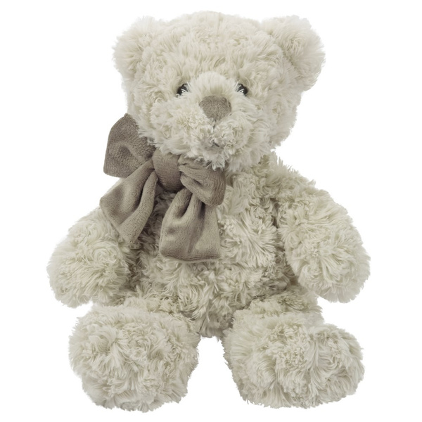 Miś Charlie Ecru 33 cm z kokardą