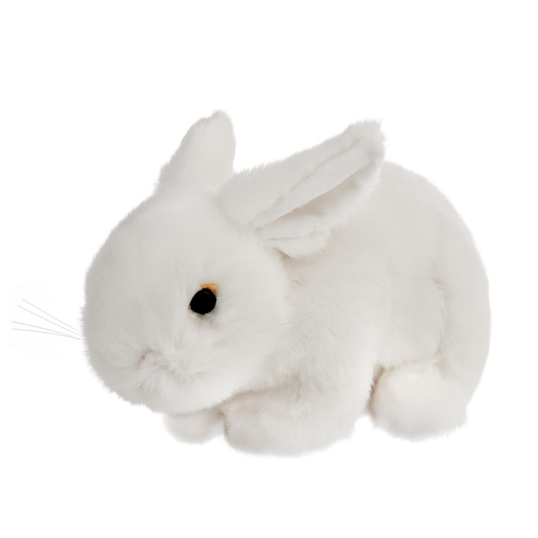 Króliczek biały 18 cm 