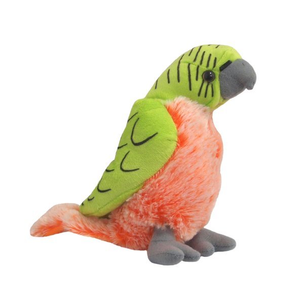 Papuga zielona 17 cm